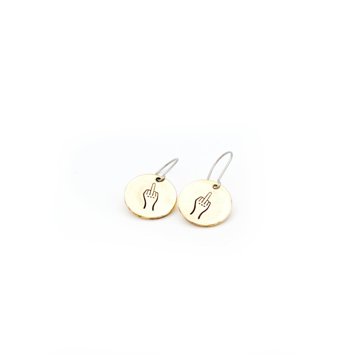 Middle Finger Earrings