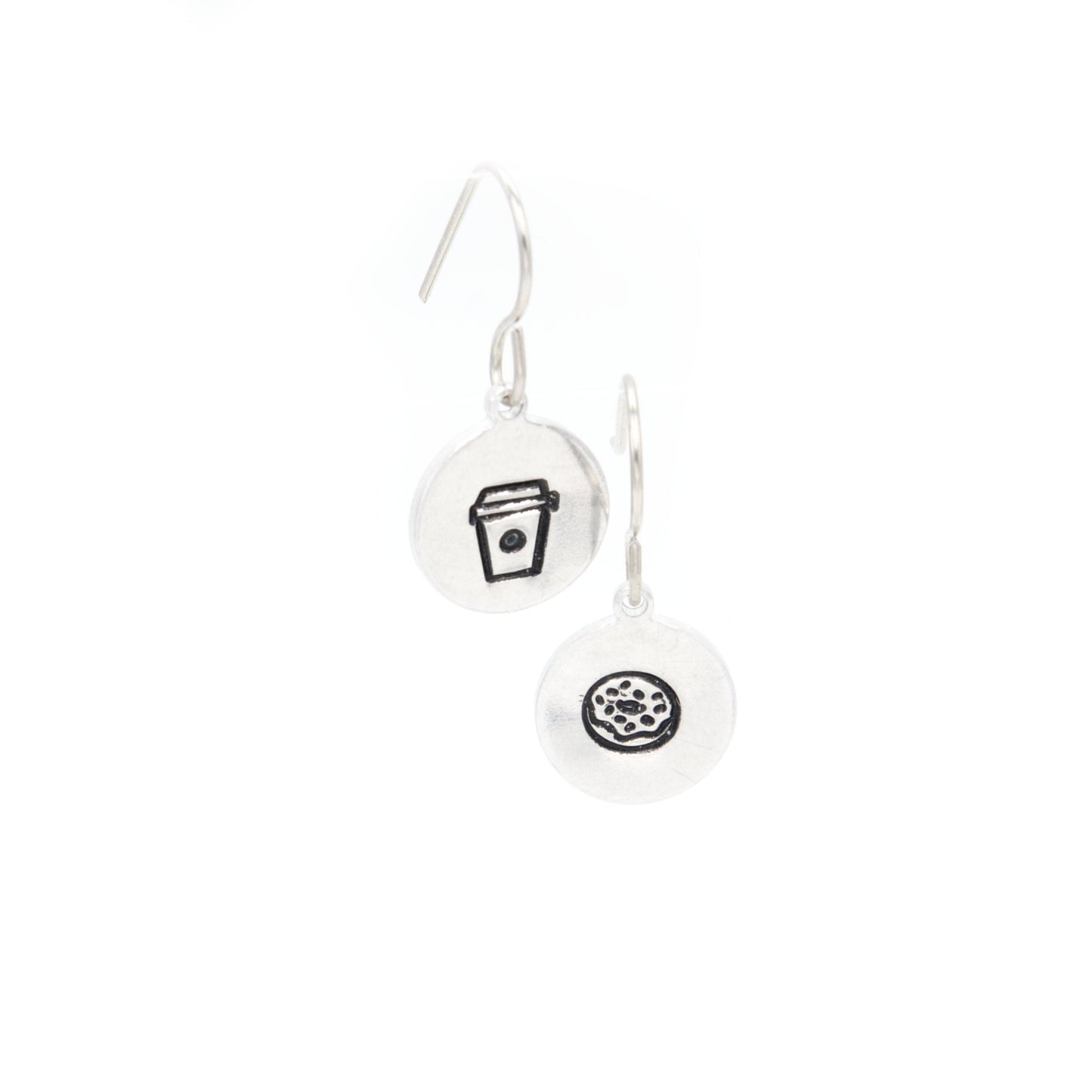 Coffee and Donut Earrings