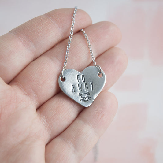 Go Away Necklace