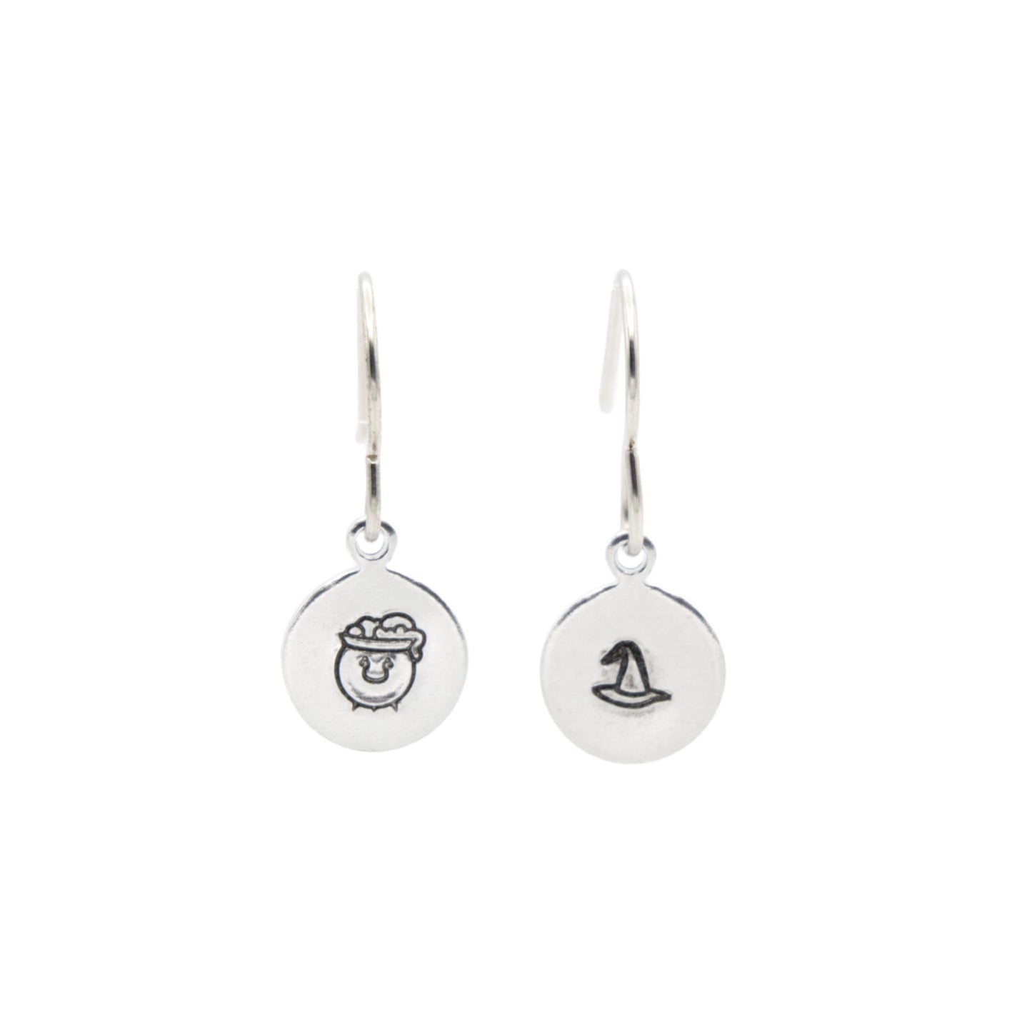 Cauldron and Witch Hat Earrings