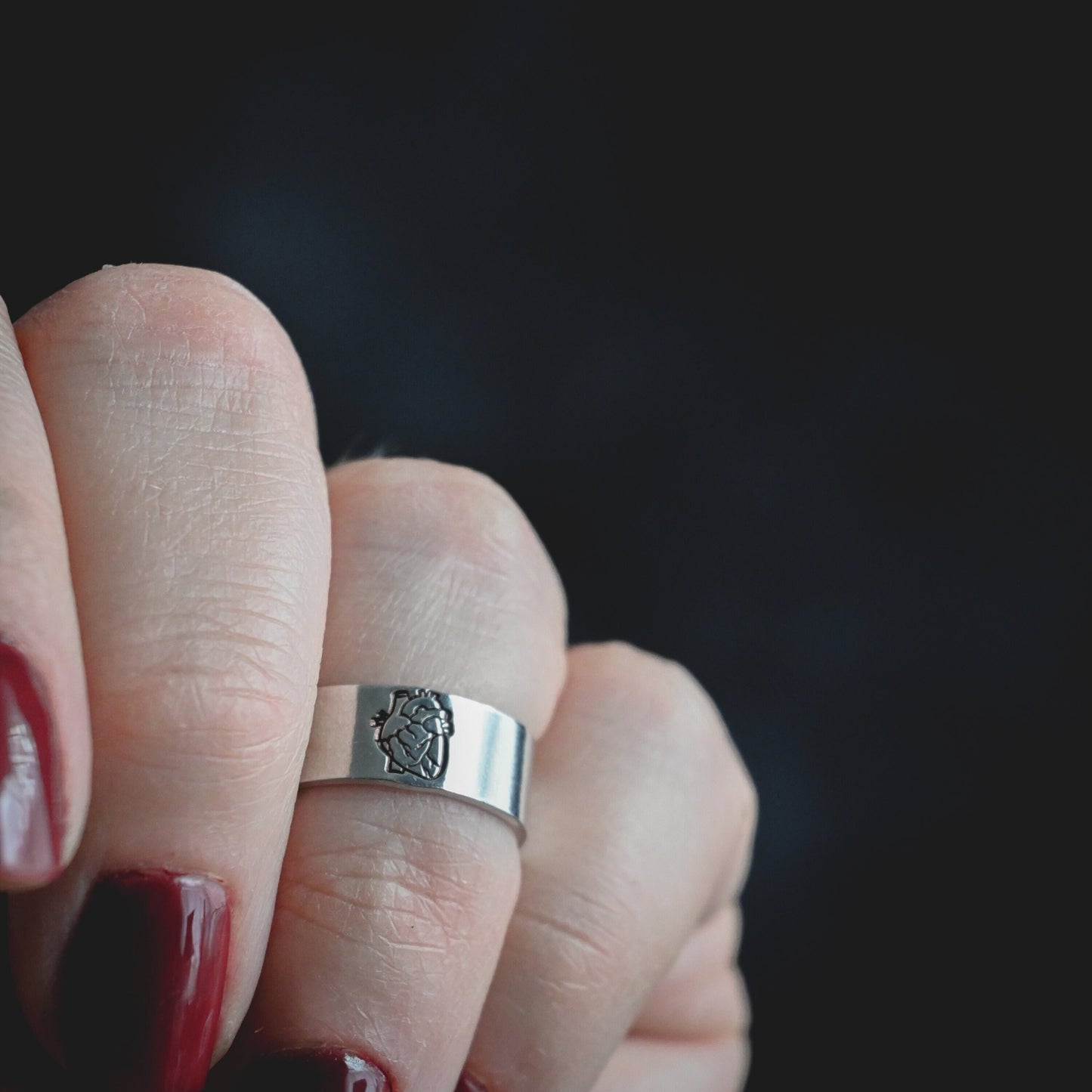 Anatomical Heart Ring