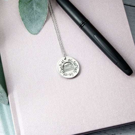 I'd Rather Be Writing Necklace