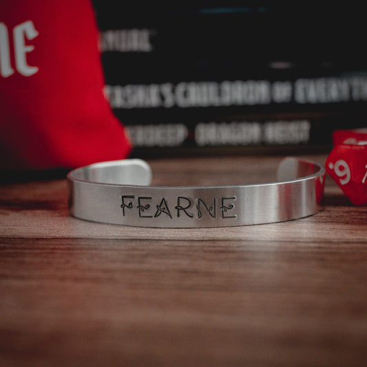 Custom Druid Character Name Necklace