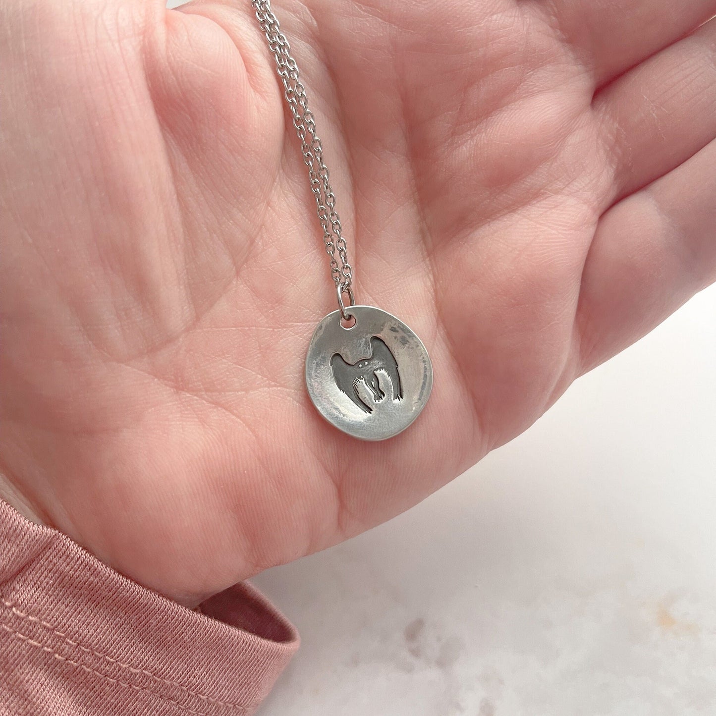 Mothman Necklace