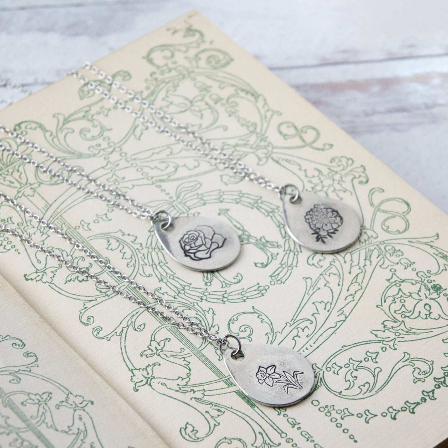 Birth Flower Necklace