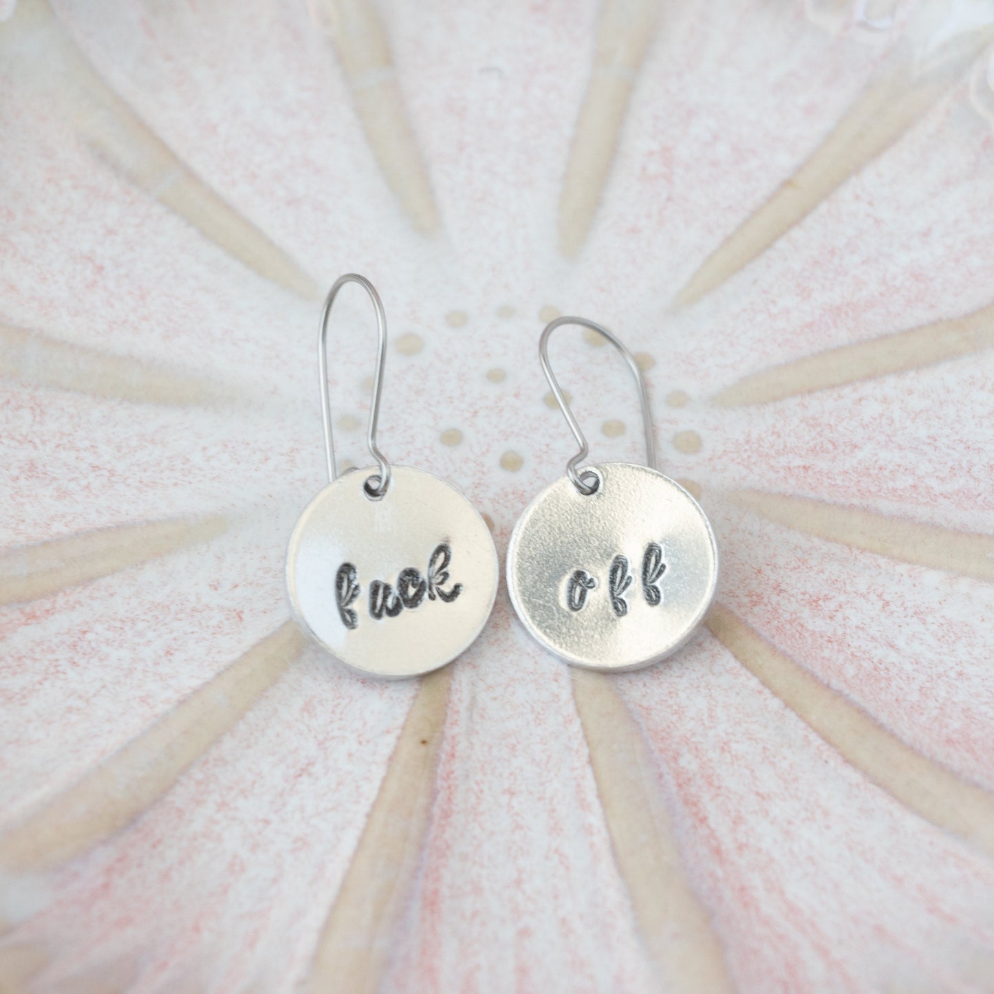 Fuck Off Earrings