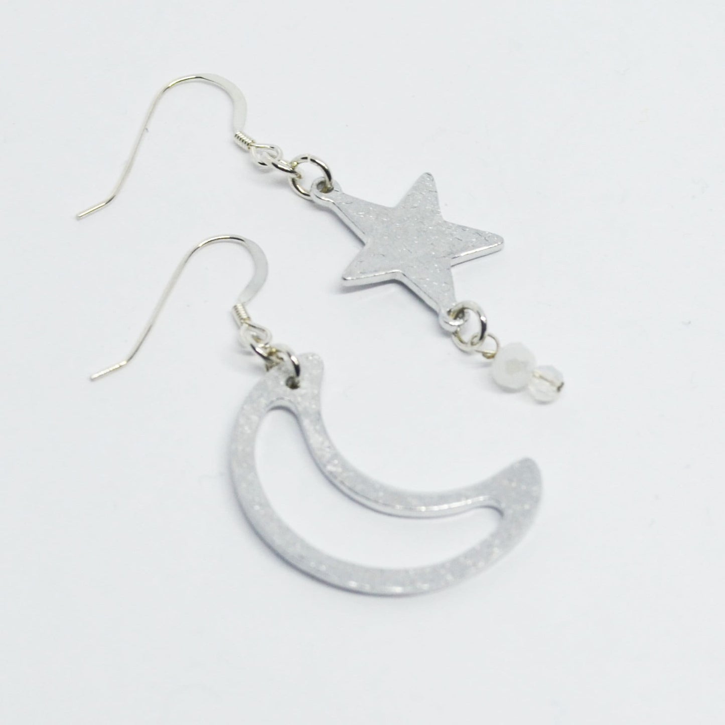 Moon and Star Earrings