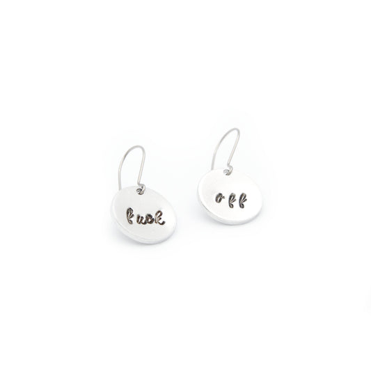 Fuck Off Earrings