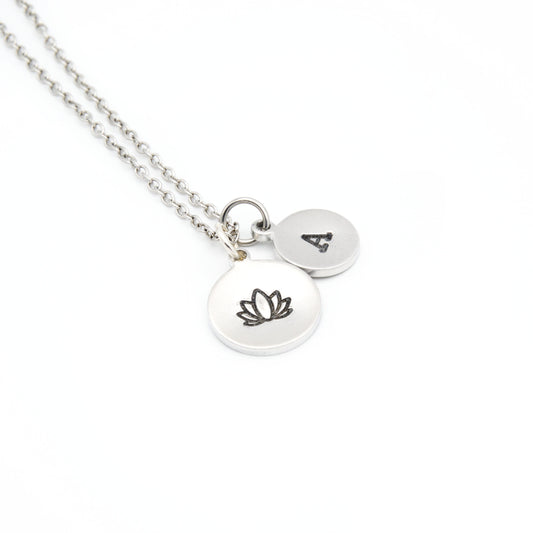 Lotus Necklace Handmade