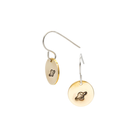 Saturn Earrings  Space