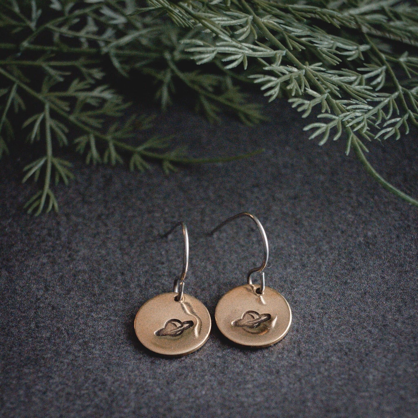 Saturn Earrings  Space