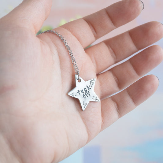 Fuck Off Necklace