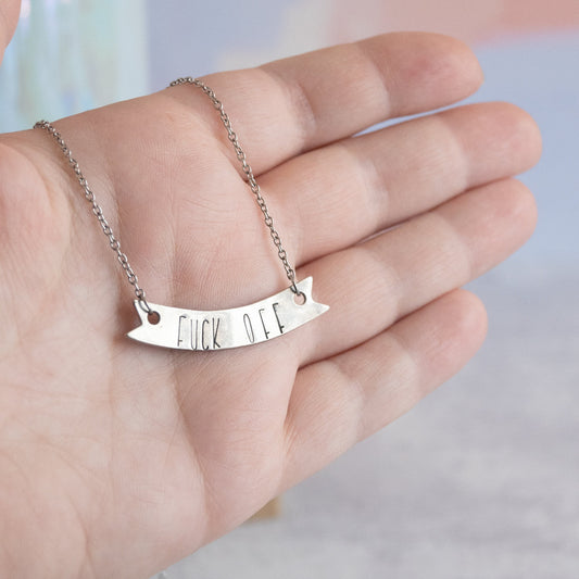 Fuck Off Necklace