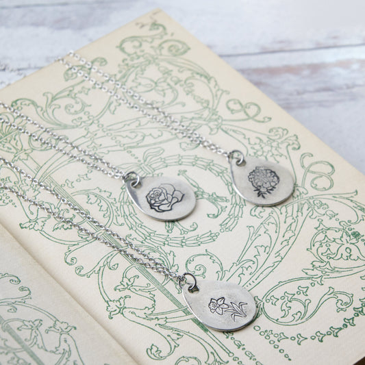 Birth Flower Necklace