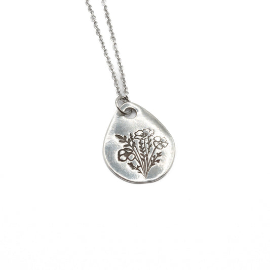 Poppy Bouquet Necklace